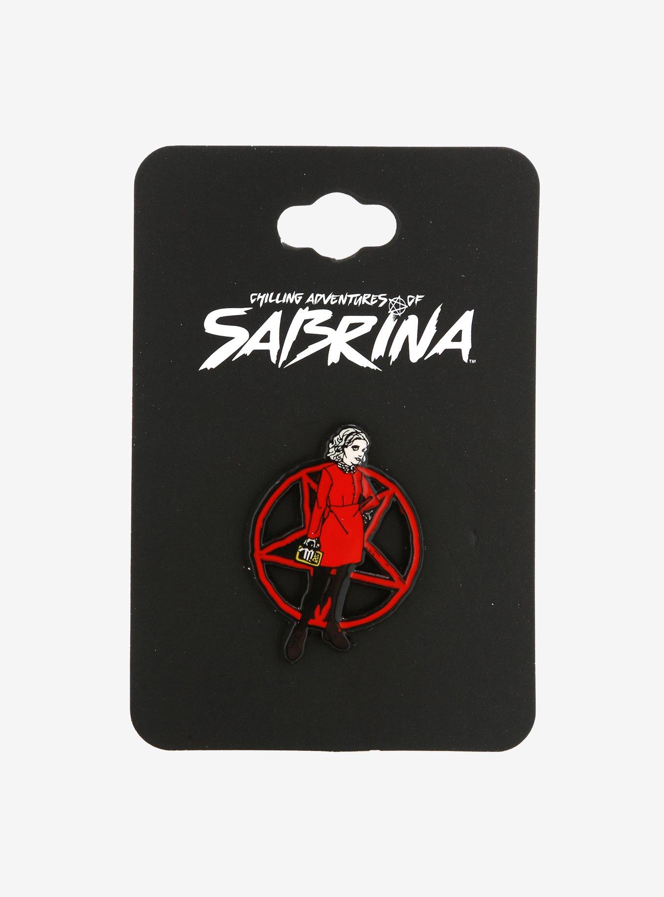 Chilling Adventures Of Sabrina Pentagram Enamel Pin, , alternate