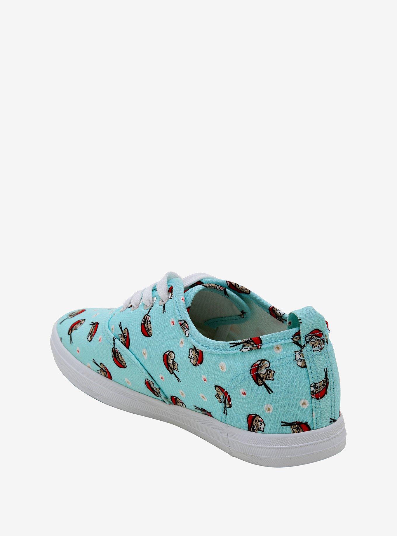 Ramen Cats Lace-Up Sneakers, MULTI, alternate