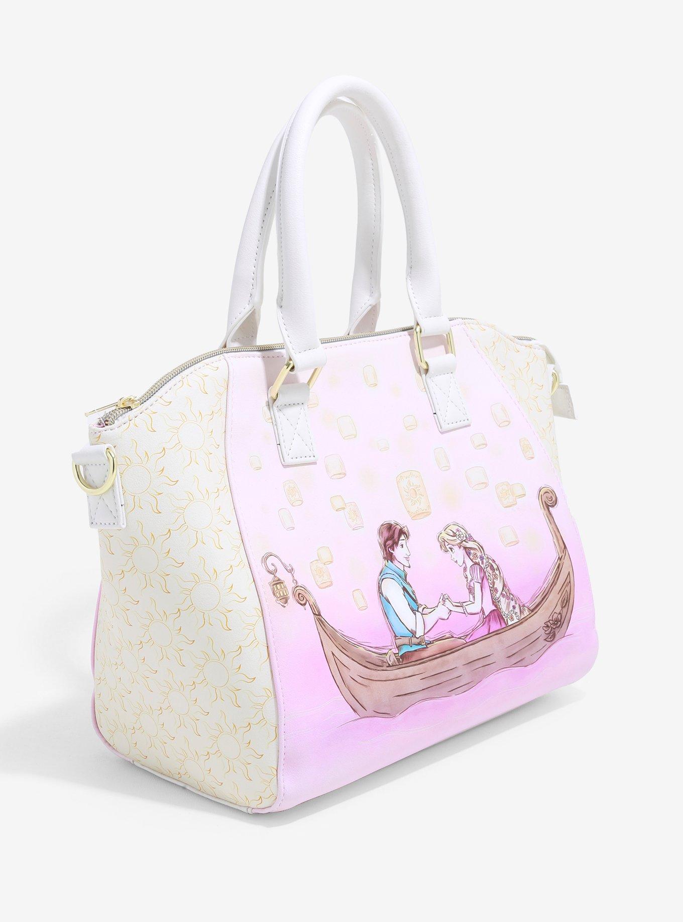 Loungefly Disney Tangled Rapunzel & Flynn Rider Satchel Bag, , alternate