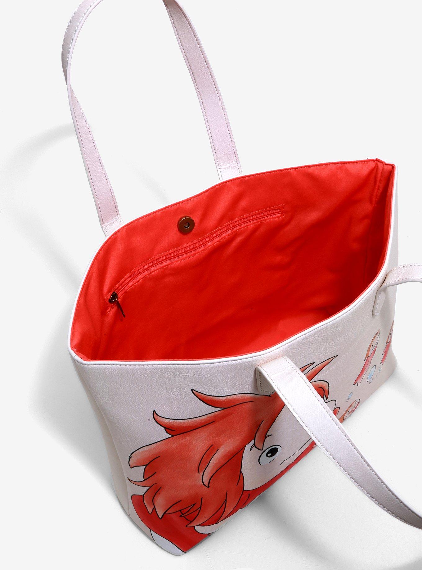 Loungefly Studio Ghibli Ponyo Tote Bag, , alternate