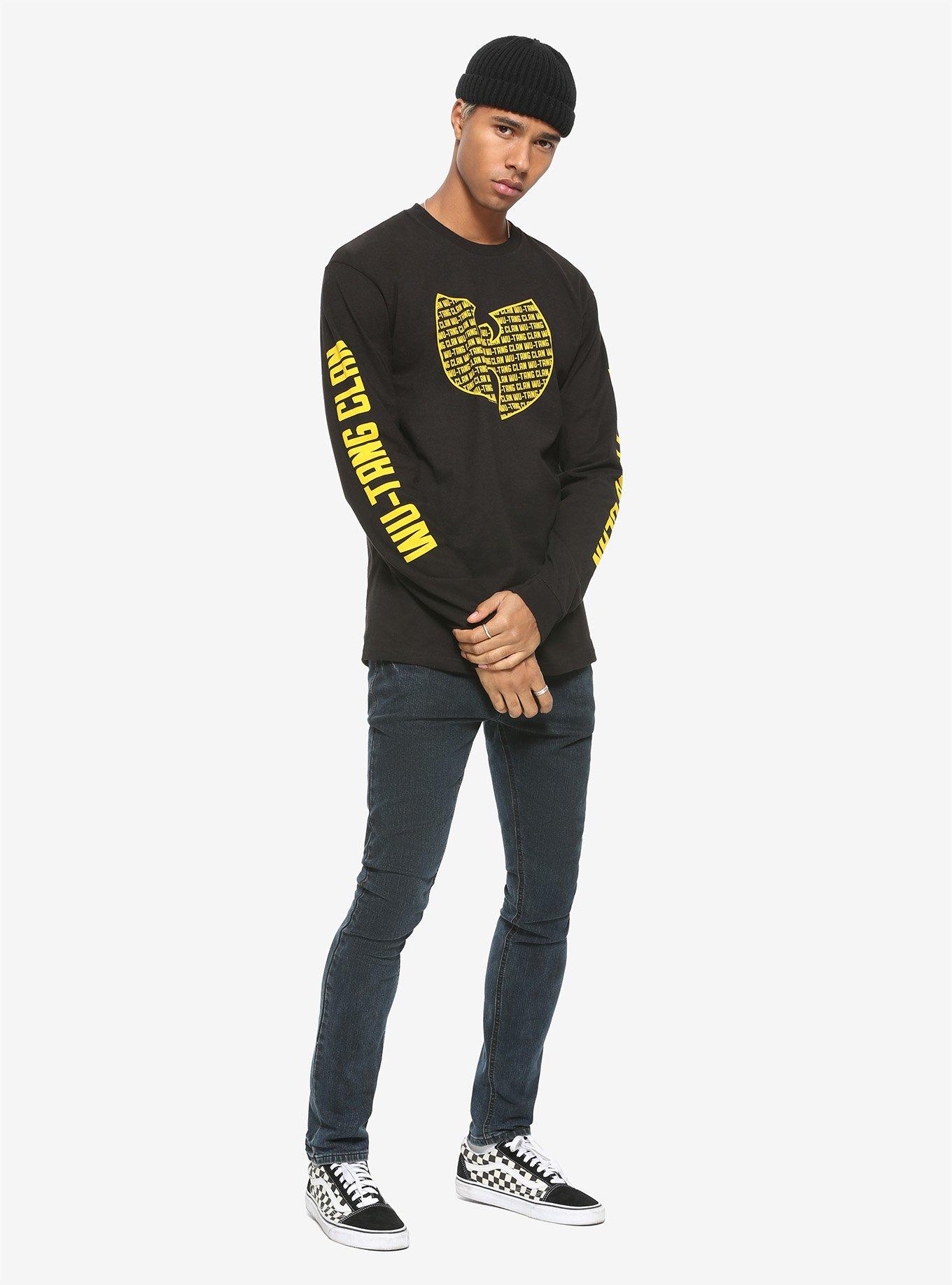 Wu-Tang Clan Logo Long-Sleeve T-Shirt, BLACK, alternate