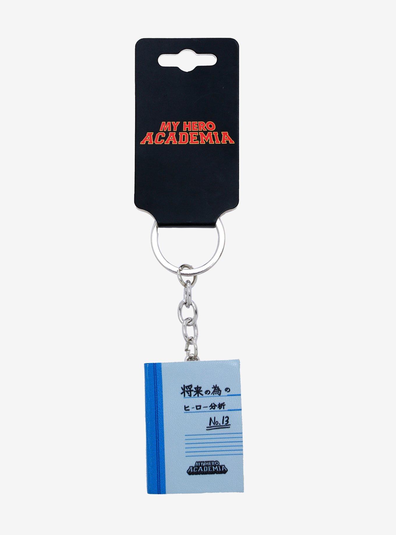 My Hero Academia Deku Hero Analysis Notebook Key Chain, , alternate