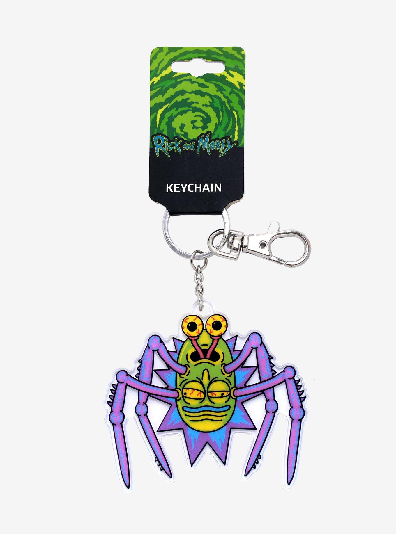 Rick And Morty Mutant Rick Key Chain, , alternate