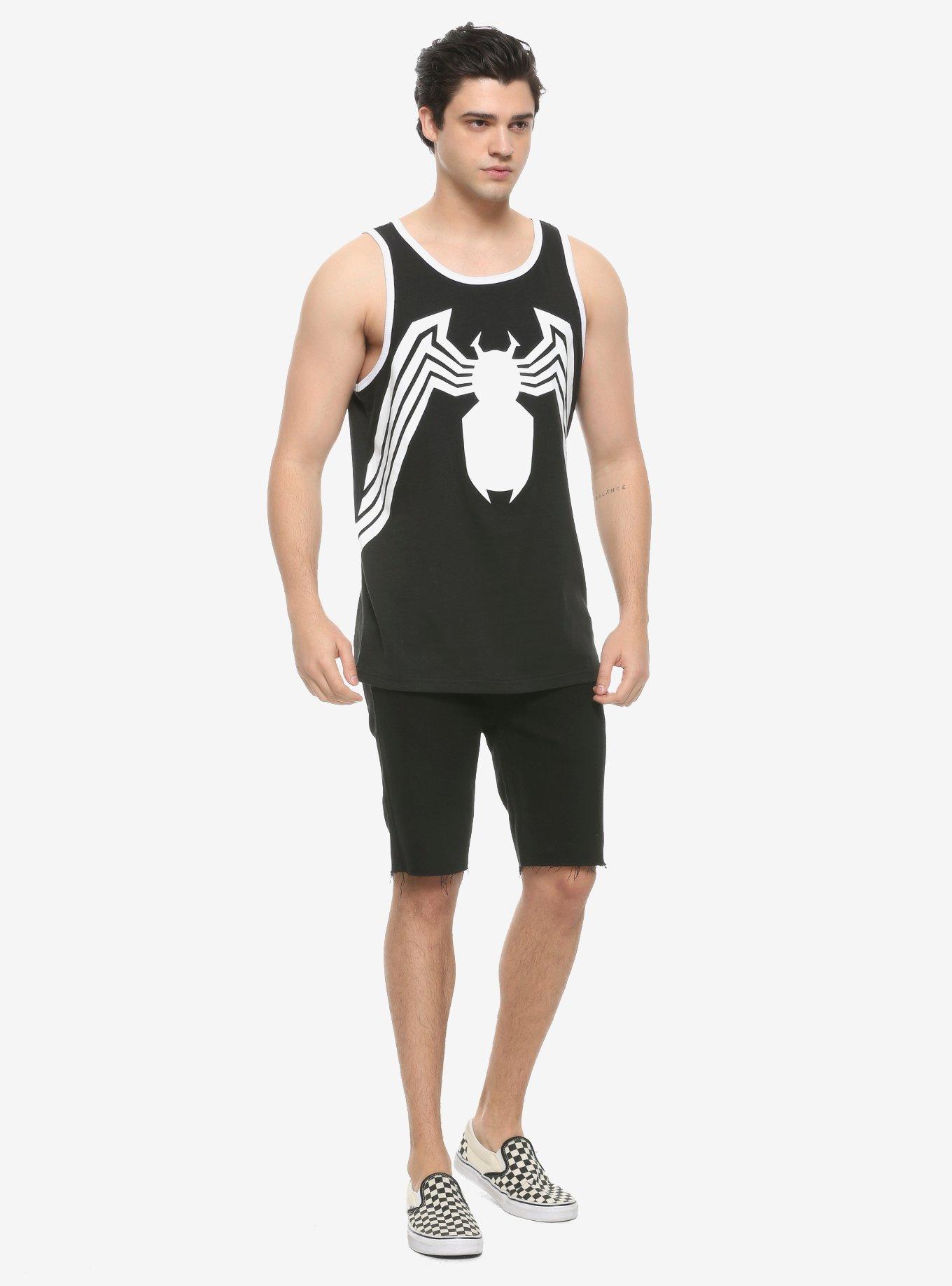 Marvel Venom Logo Tank Top, BLACK, alternate