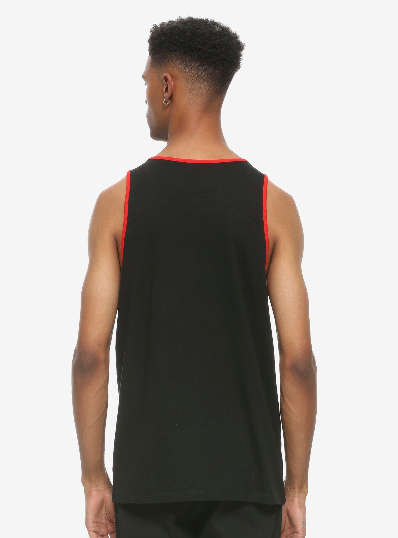 DC Comics Superboy Logo Tank Top, BLACK, alternate