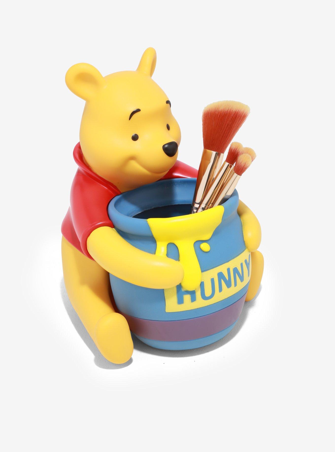 Disney Winnie The Pooh Makeup Brush Set & Holder, , alternate