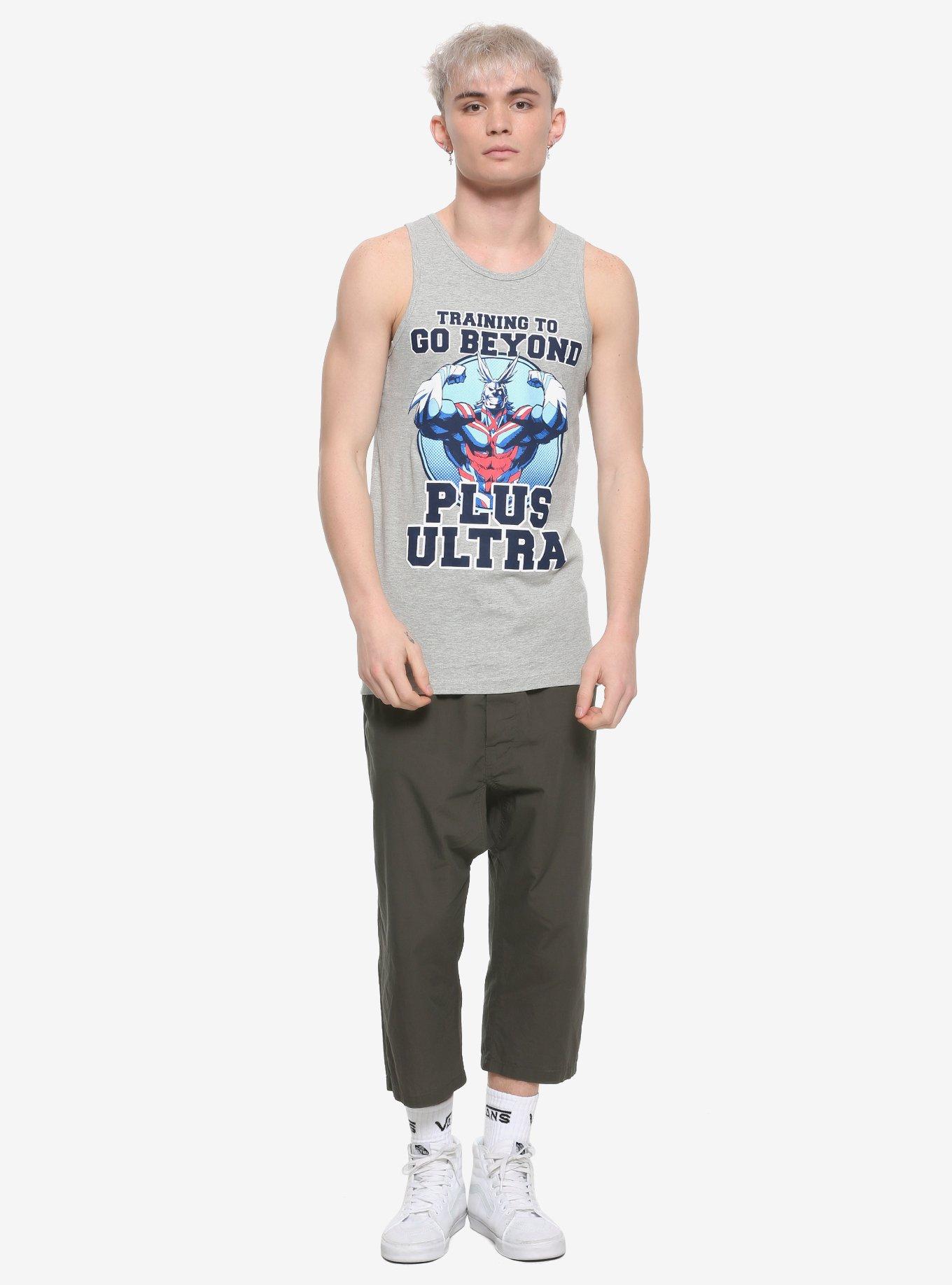 My Hero Academia Go Beyond Plus Ultra Tank Top, GREY, alternate