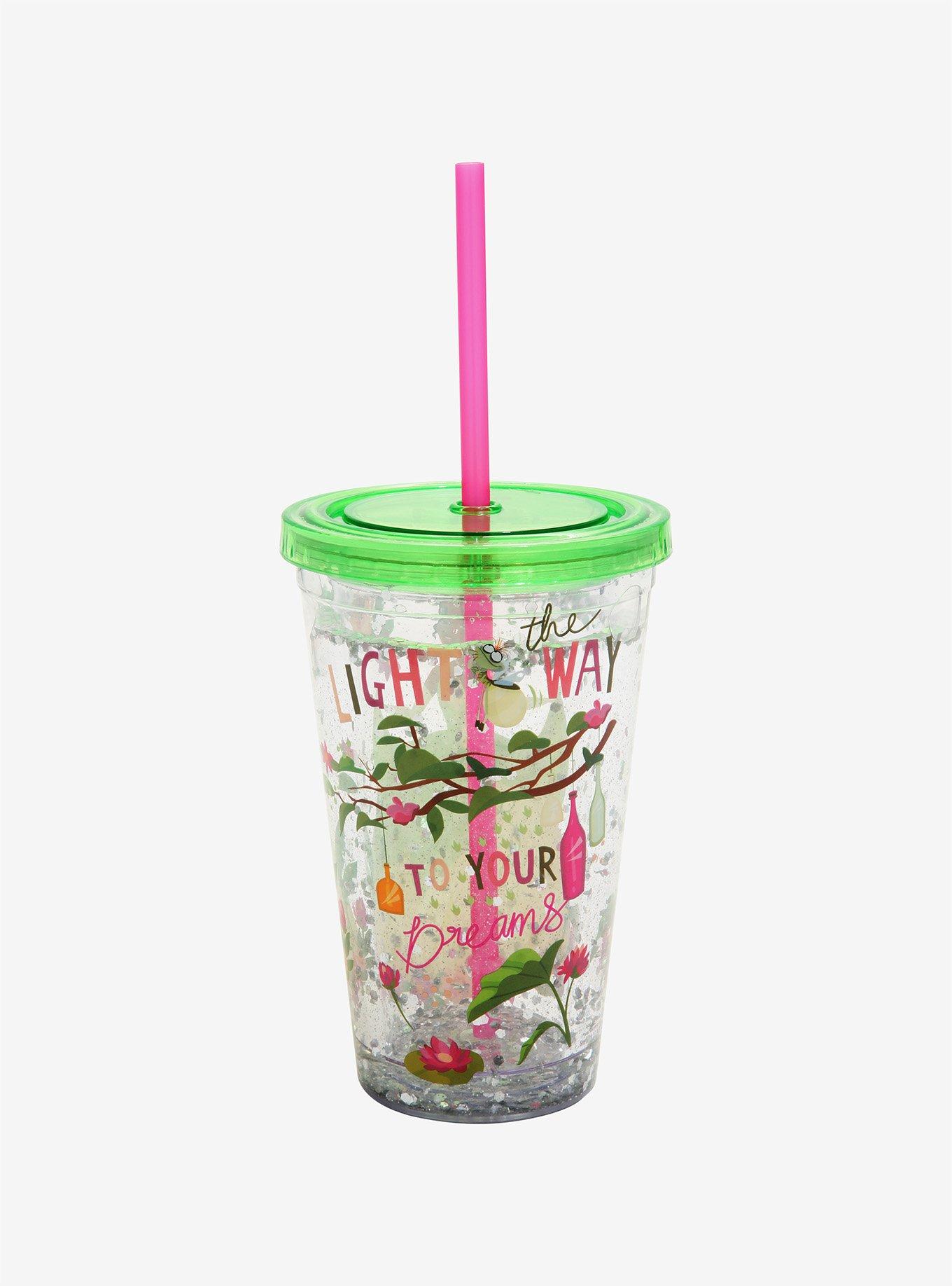 Disney The Princess and the Frog Light the Way Glitter Tumbler, , alternate