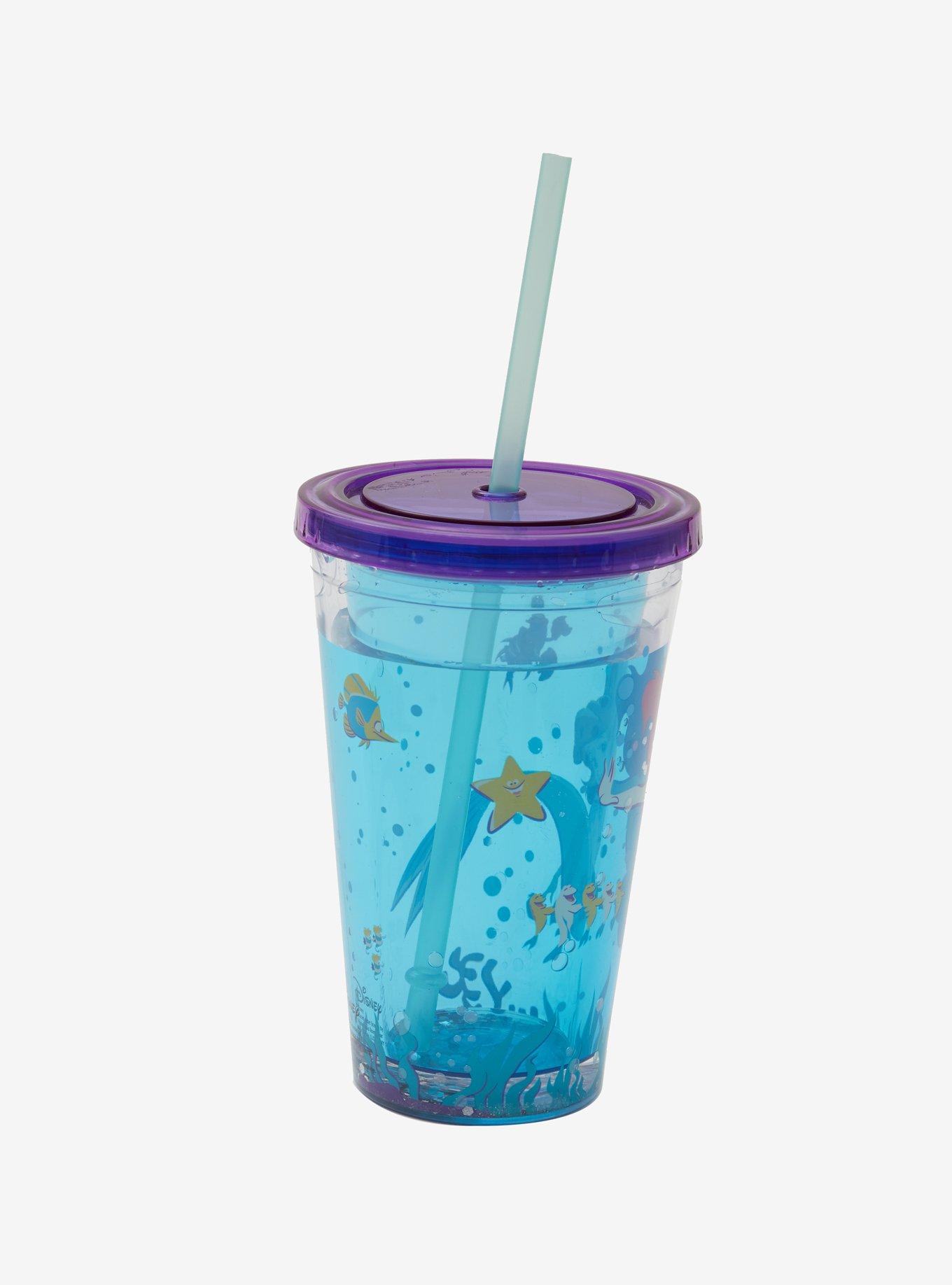 Disney The Little Mermaid Ariel Glitter Water Tumbler, , alternate