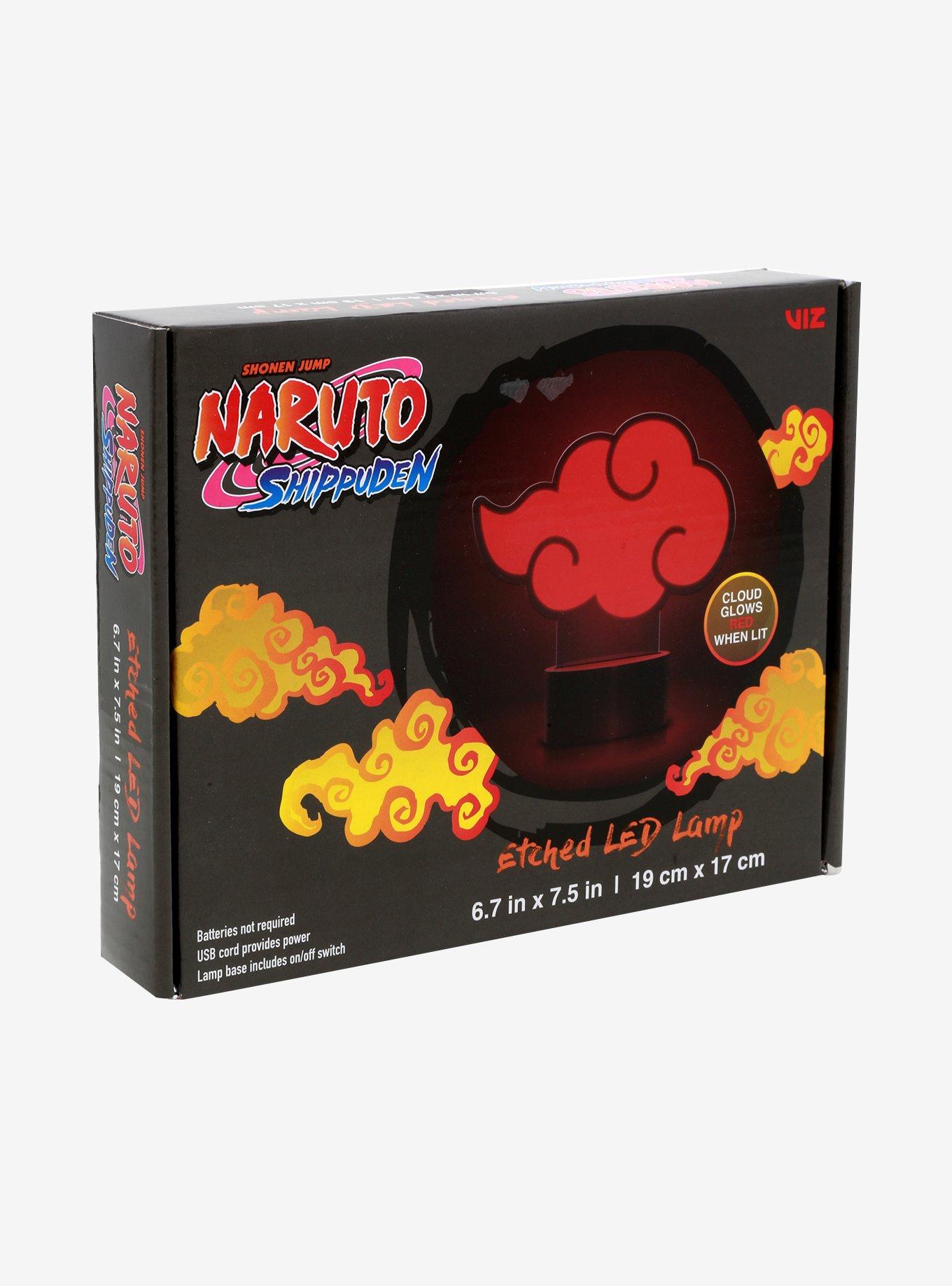 Naruto Shippuden Cloud Etched LED Lamp - BoxLunch Exclusive, , alternate