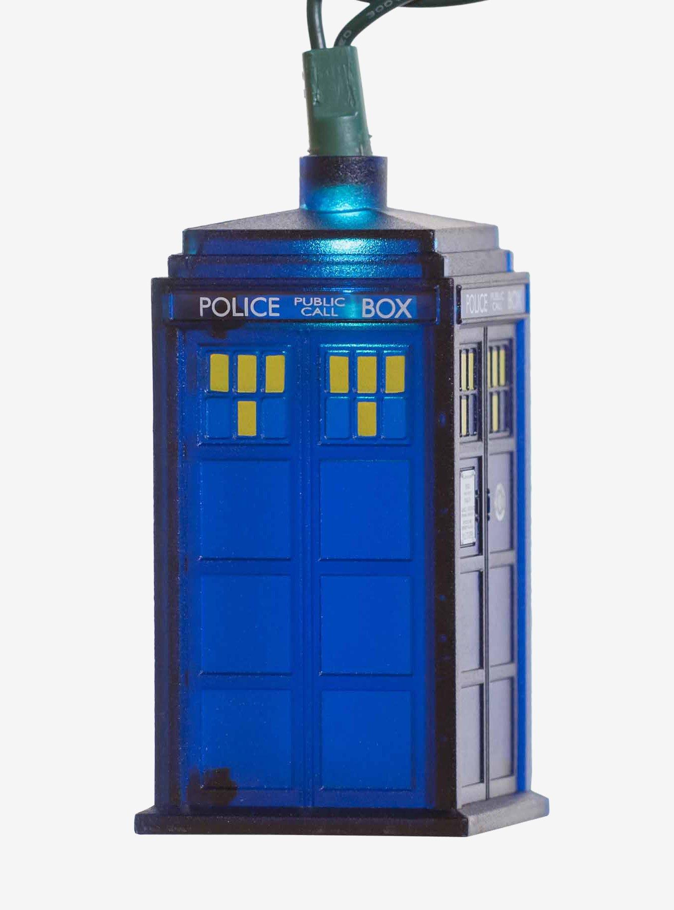 Doctor Who Blue Tardis Light Set, , alternate