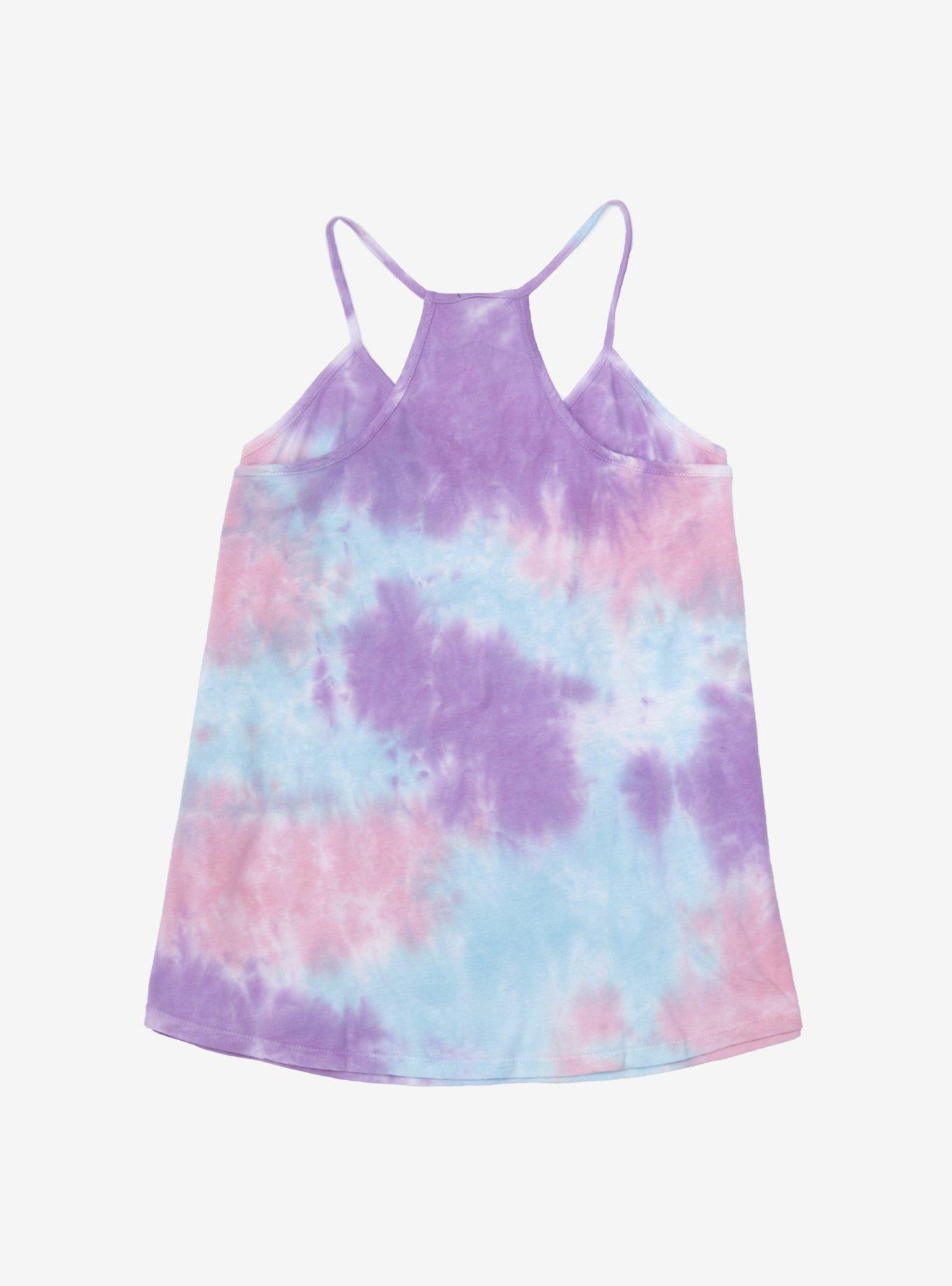 Disney Lilo & Stitch Tie-Dye Stitch Shark Bite Girls Tank Top, MULTI, alternate