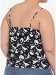 The Nightmare Before Christmas Jack & Zero Tie-Front Girls Woven Tank Top Plus Size, MULTI, alternate