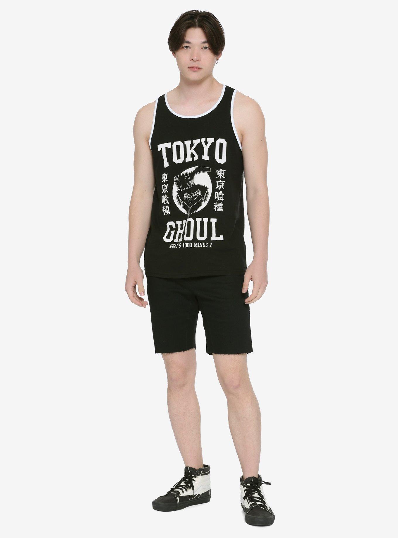 Tokyo Ghoul 1000 Minus 7 Tank Top, BLACK, alternate