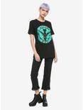 Green Day Winged Bomb Girls T-Shirt, BLACK, alternate