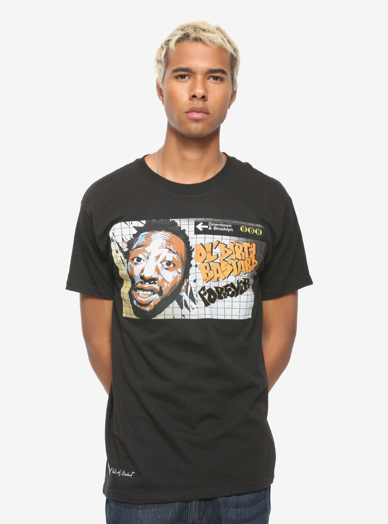 Ol' Dirty Bastard Forever Subway Art T-Shirt, BLACK, alternate