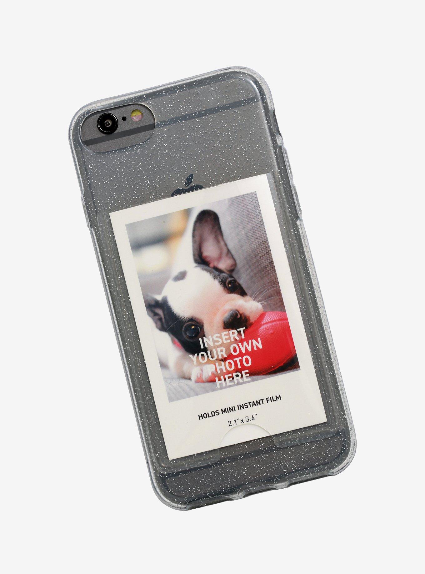 Clear Glitter Mini Instant Film iPhone 6/7/8 Phone Case, , alternate