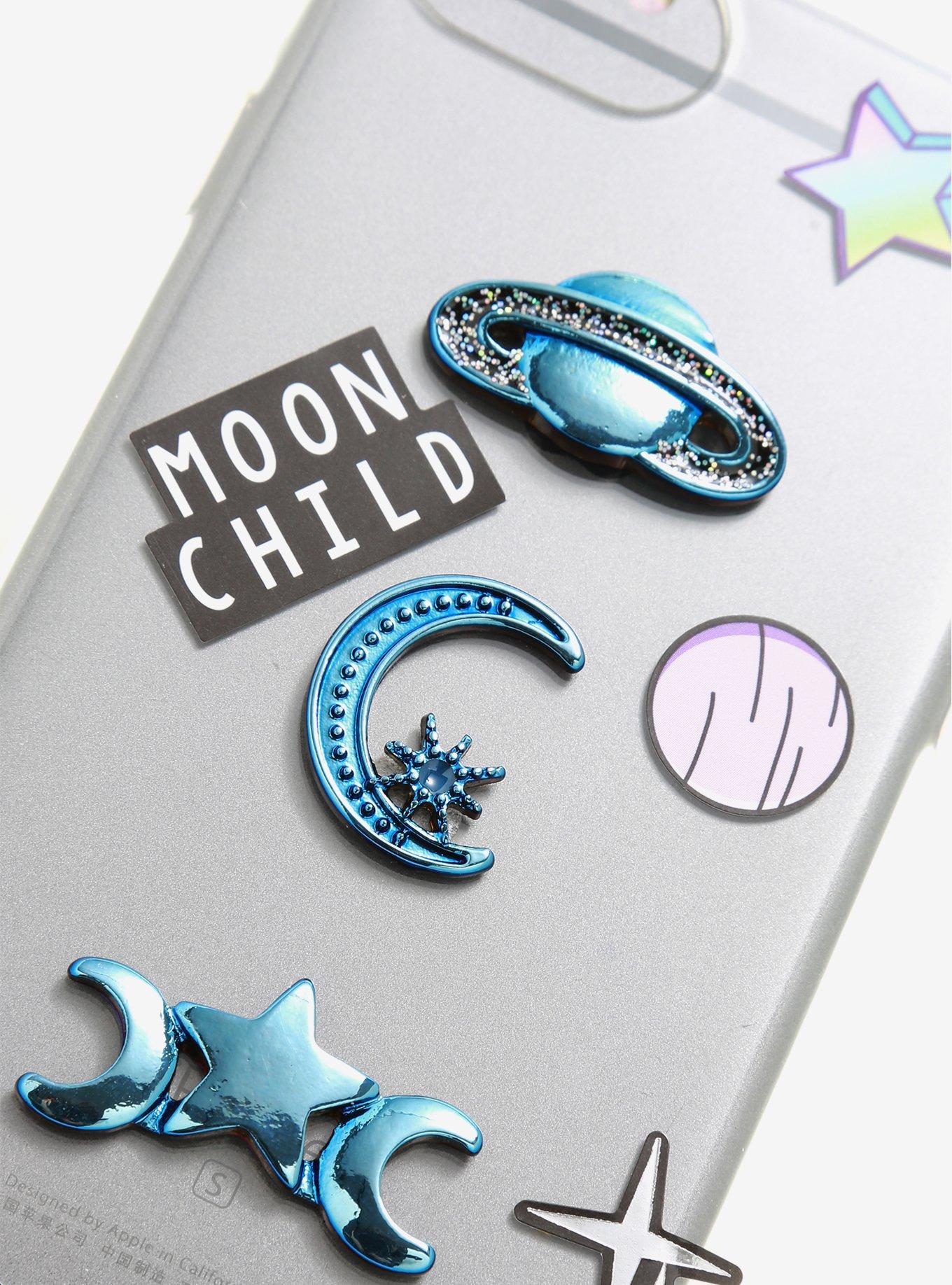 Moon Sticker & Charm Customizable iPhone 6/7/8 Case, , alternate