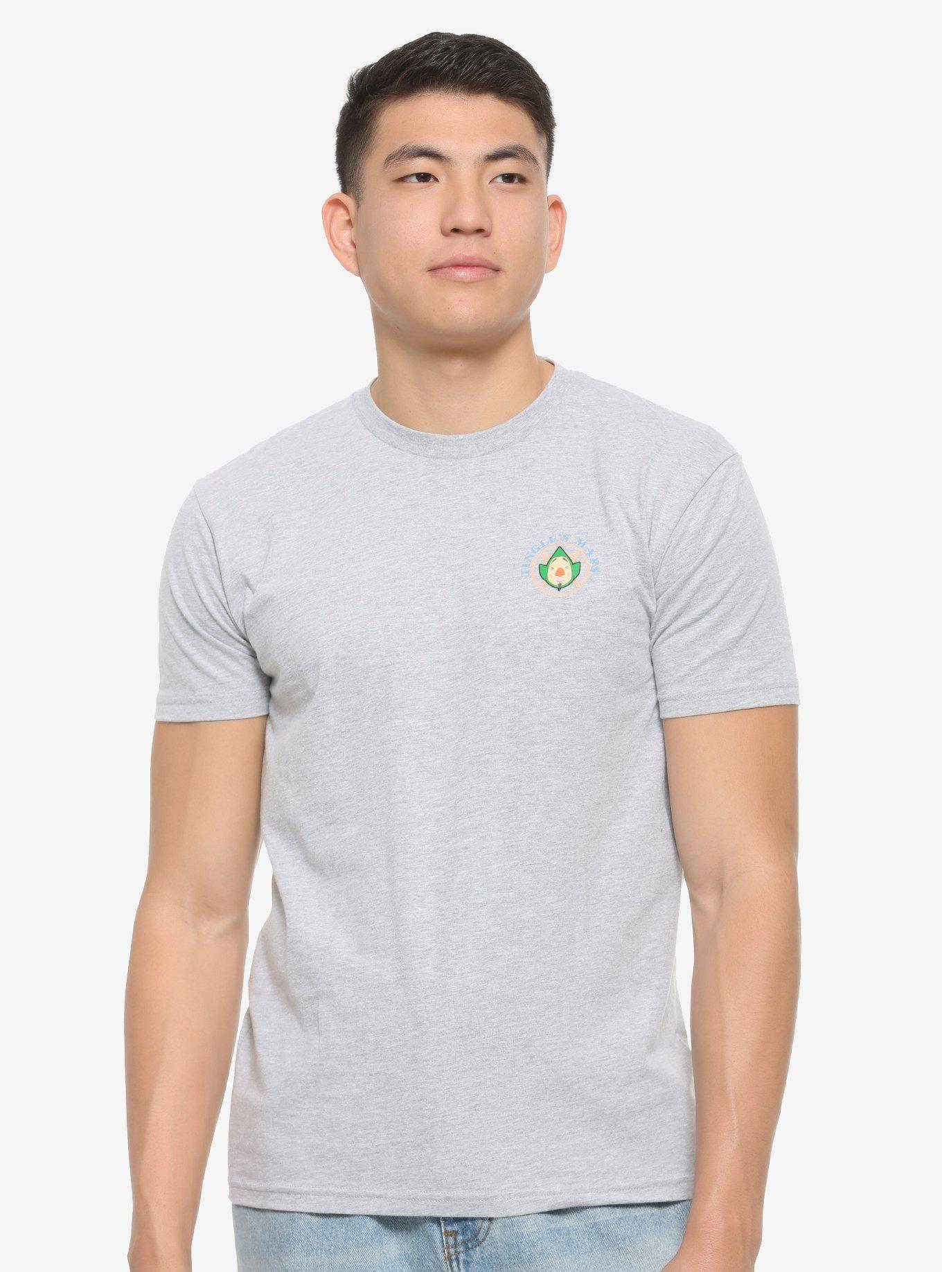 Nintendo The Legend of Zelda Tingle's Maps T-Shirt, GREY, alternate