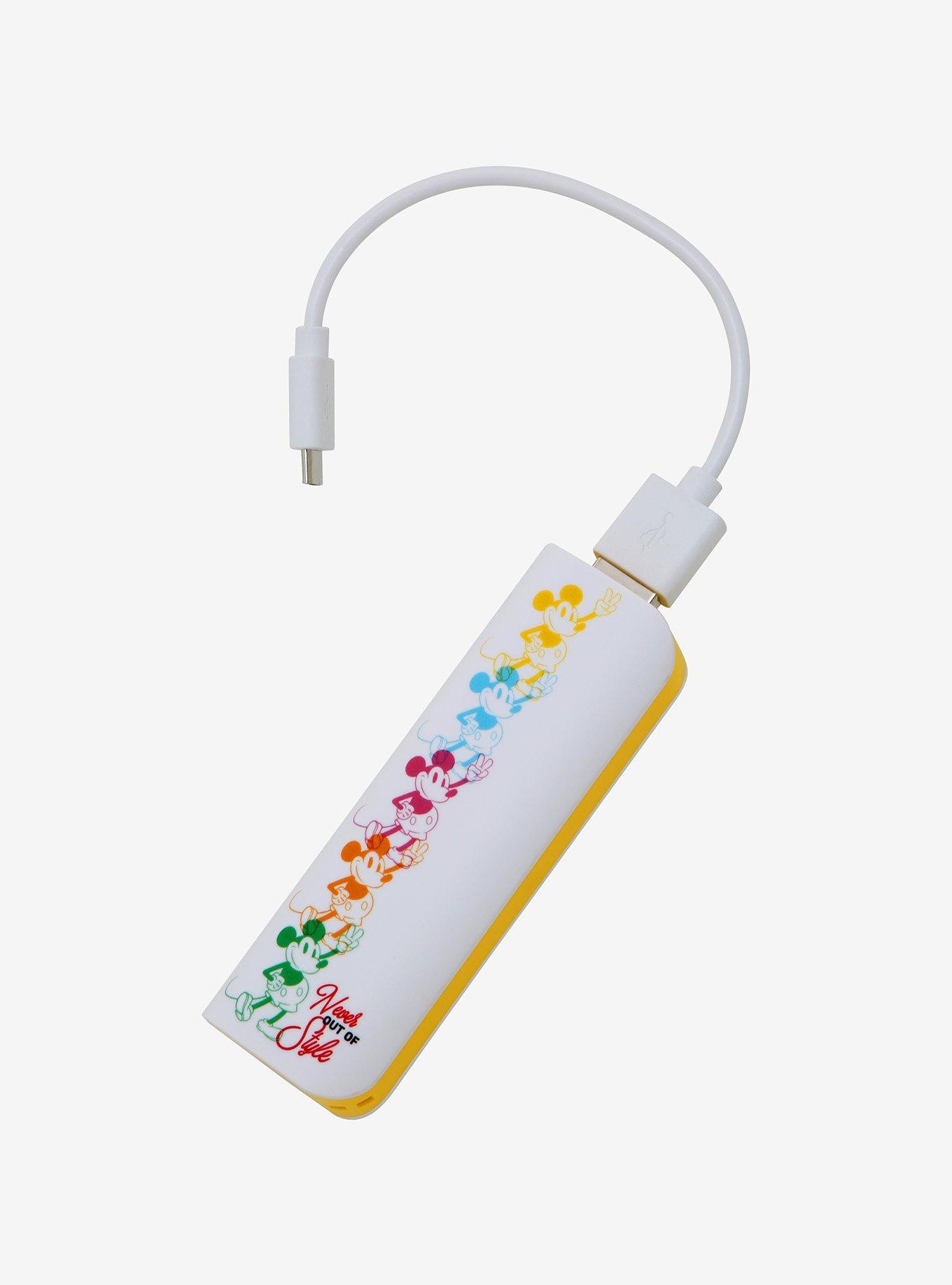 Disney Mickey Mouse Neon Rechargeable Power Bank, , alternate