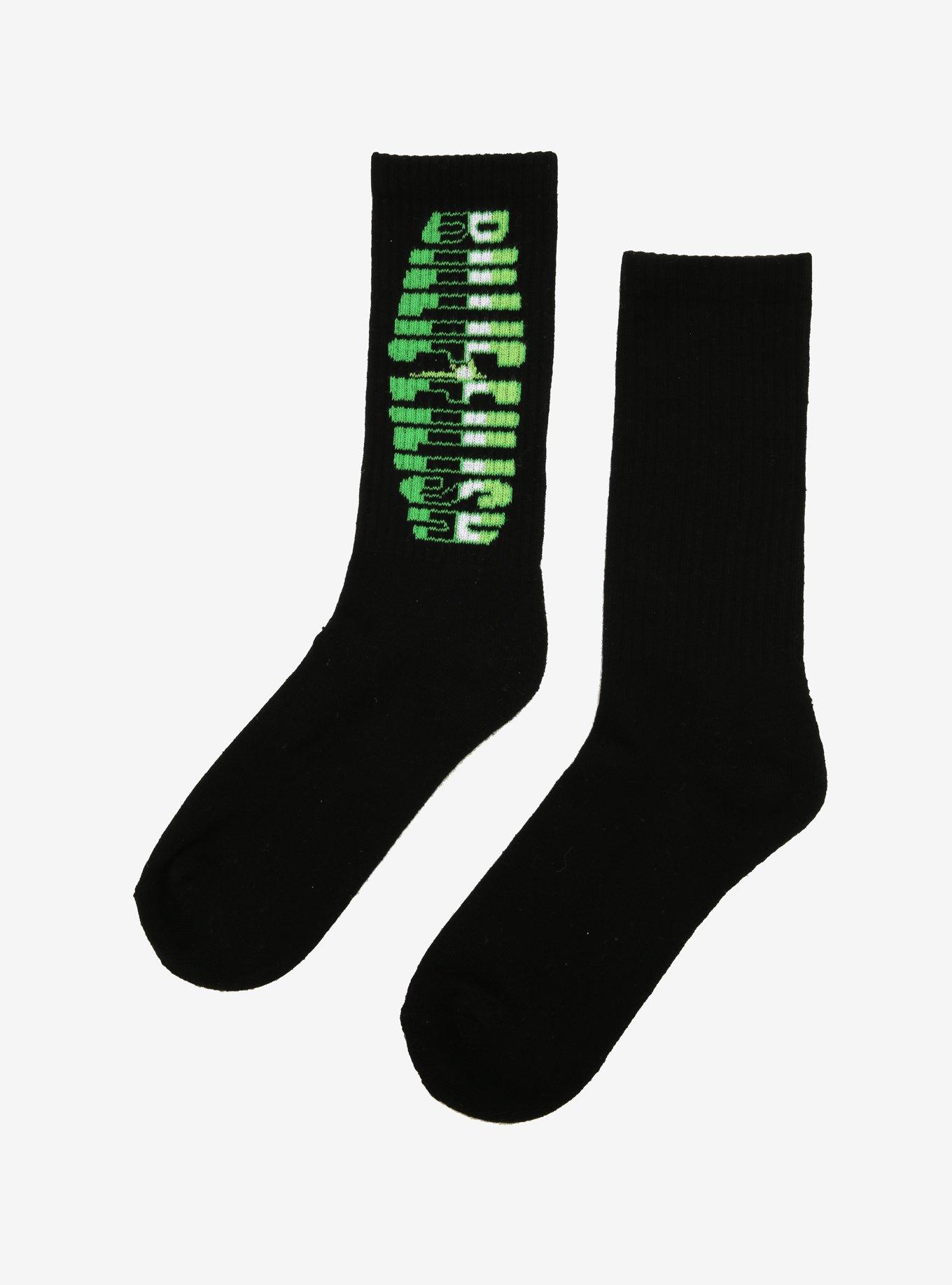 Billie Eilish Logo Crew Socks, , alternate