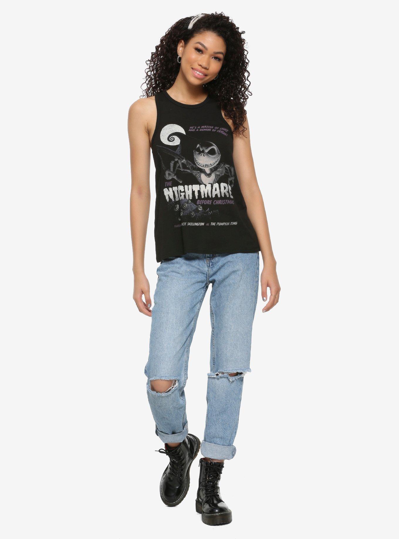 The Nightmare Before Christmas Movie Poster Girls Tank Top, MULTI, alternate