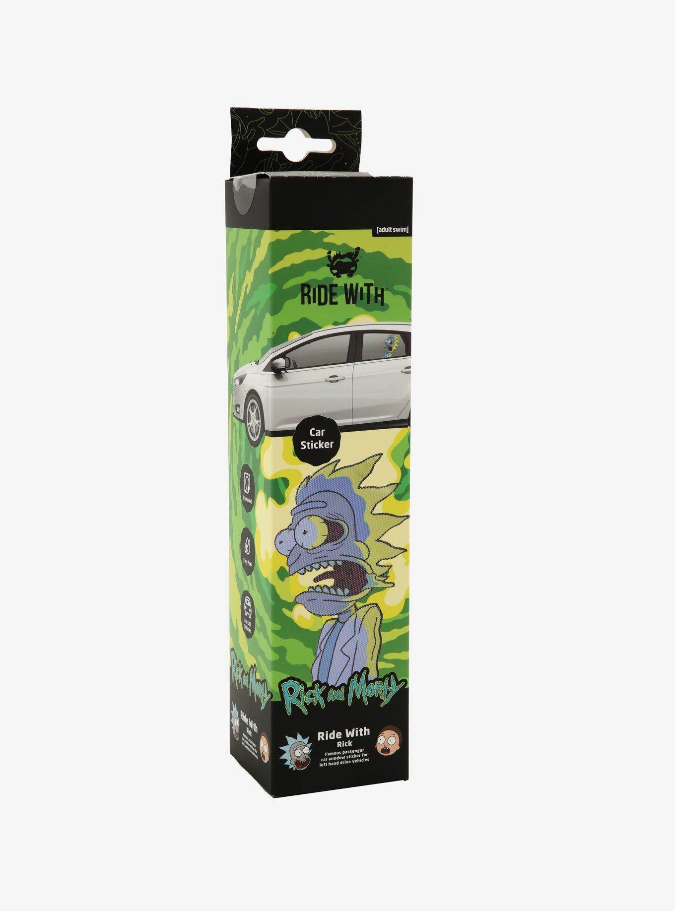 Rick And Morty Rick Rear Window Car Decal, , alternate