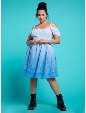 Her Universe Disney Cinderella Princess Cold Shoulder Dress Plus Size, , hi-res