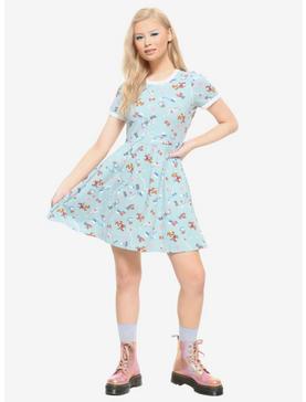 Plus Size Her Universe Disney Cinderella Sewing Mice Ringer Dress, , hi-res