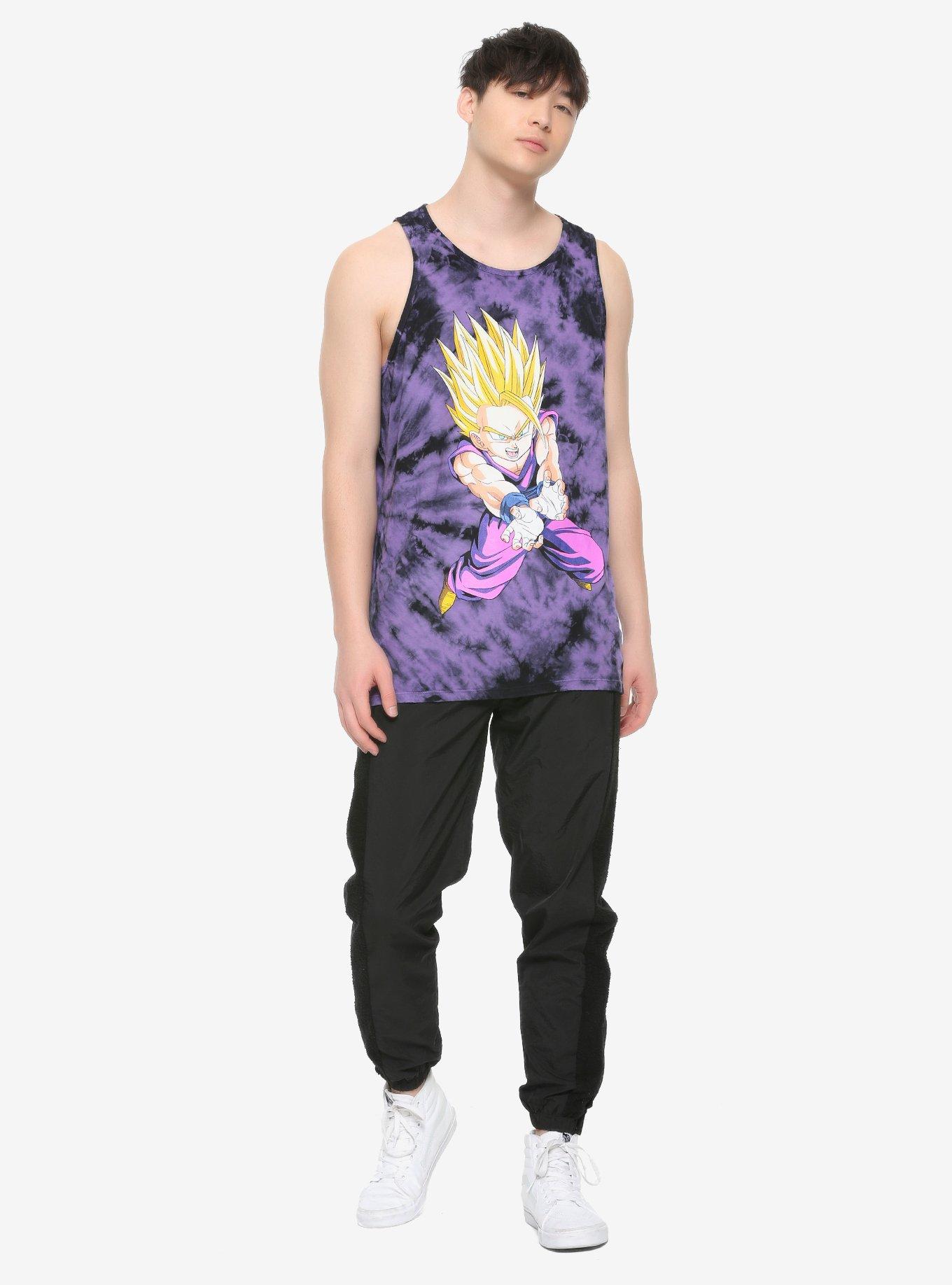 Dragon Ball Z Gohan Tie-Dye Tank Top, MULTI, alternate