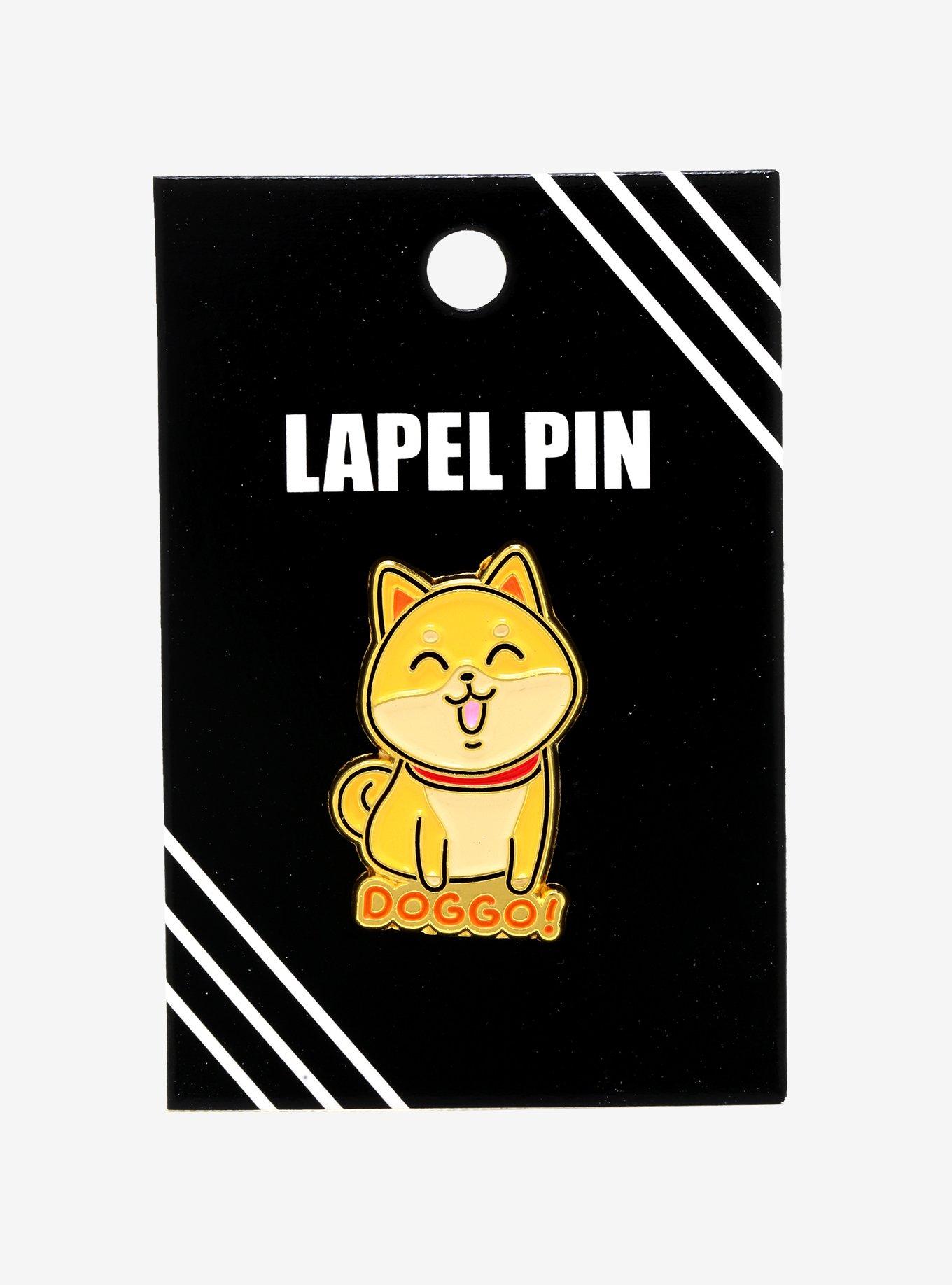 Doggo Shiba Inu Enamel Pin, , alternate