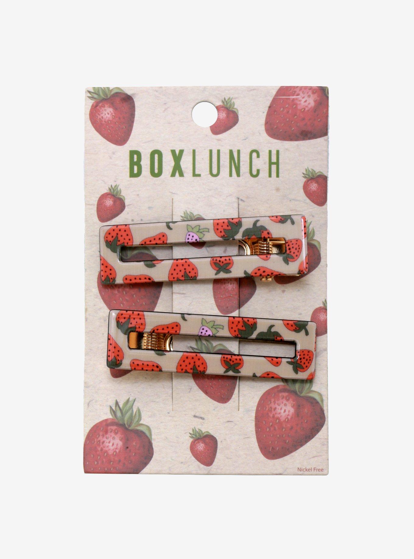 Strawberry Hair Clip Pack - BoxLunch Exclusive, , alternate