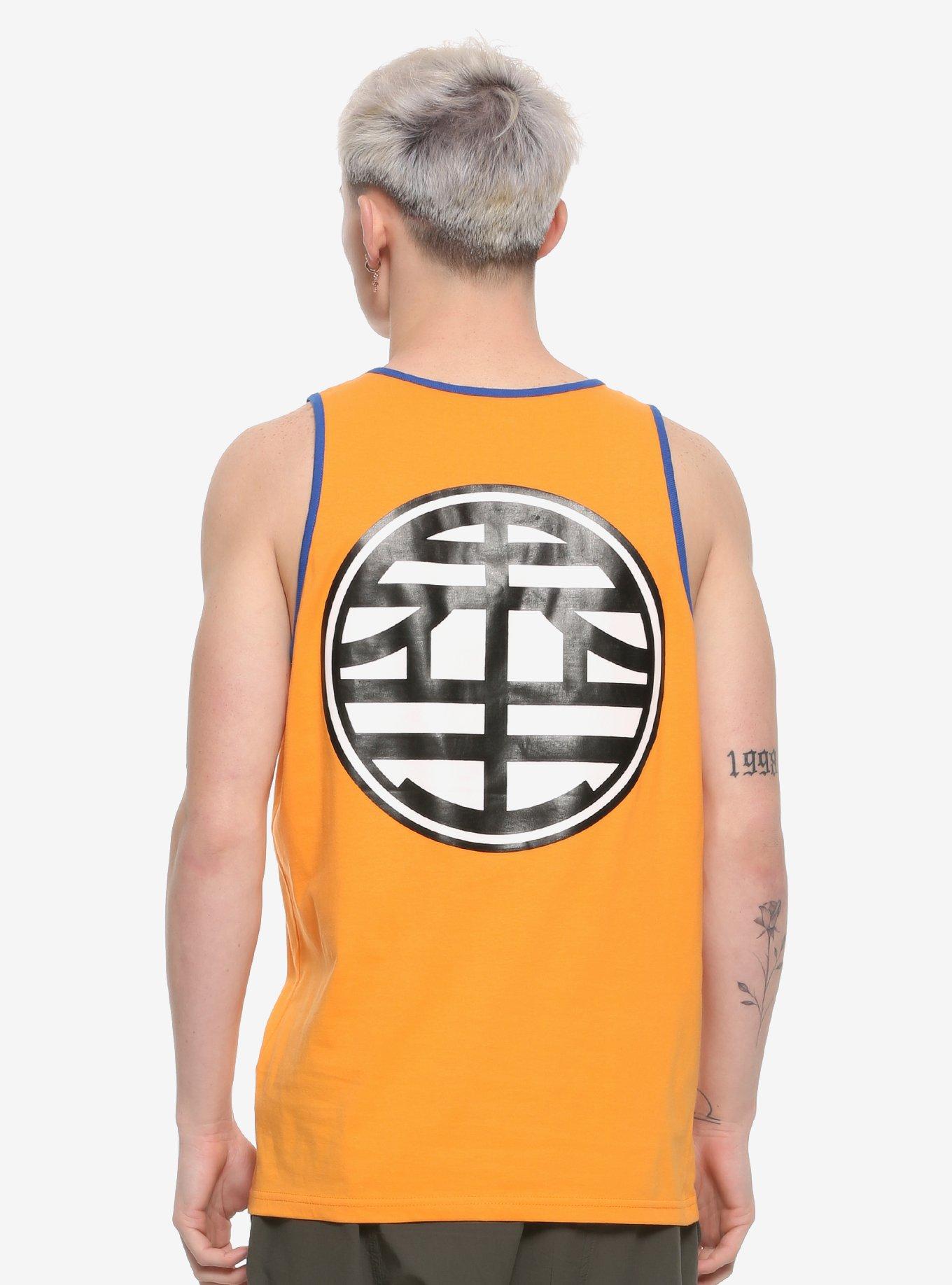 Dragon Ball Z Goku Tank Top, ORANGE, alternate