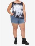 The Craft Weirdos Tie-Dye Girls Tank Top Plus Size, WHITE, alternate