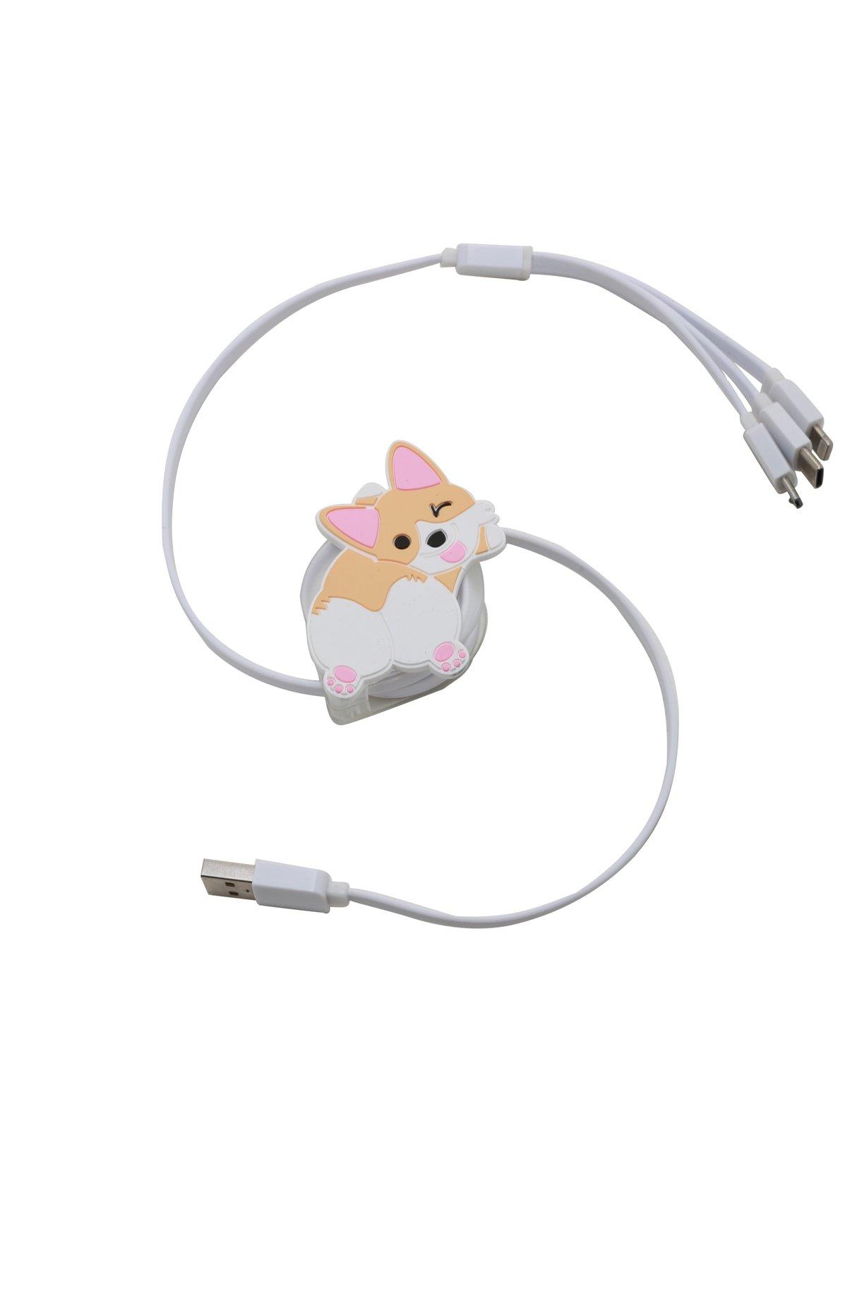 Corgi 3-In-1 Charging Cable, , alternate