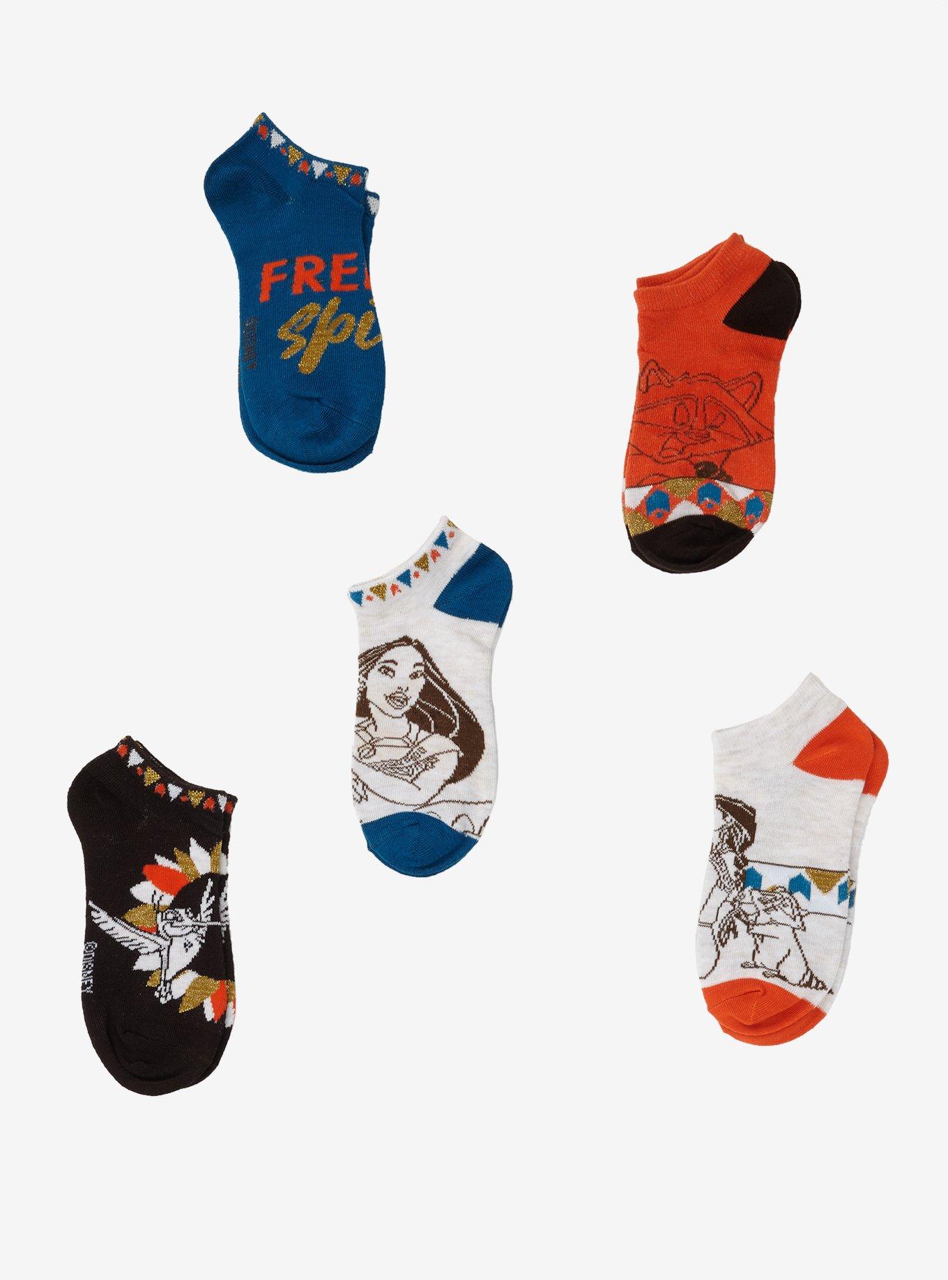 Disney Pocahontas Free Spirit Ankle Sock Set - BoxLunch Exclusive, , alternate