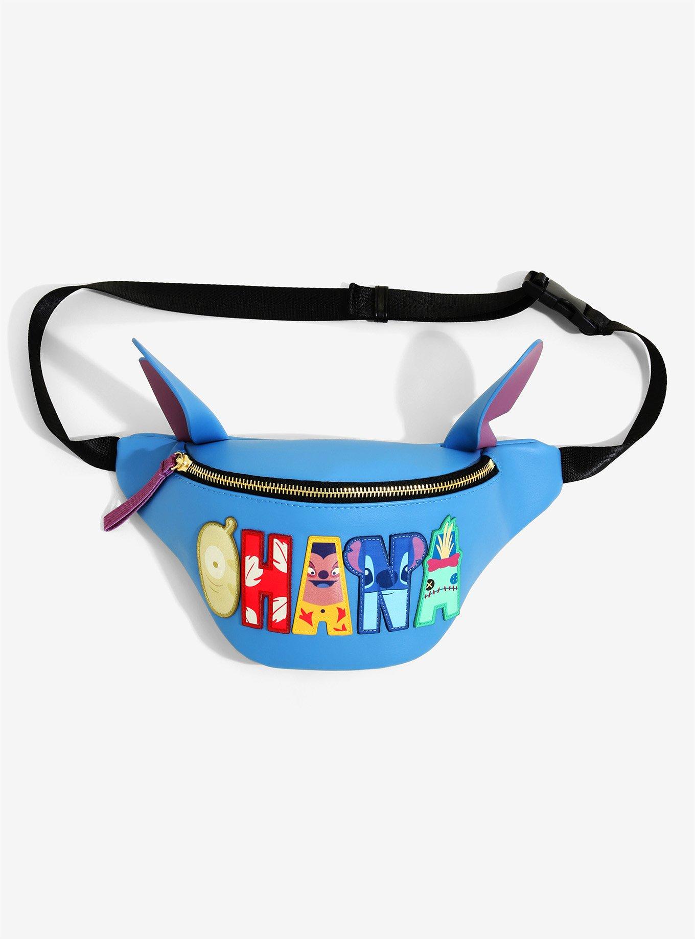 Loungefly Disney Lilo & Stitch Ohana Figural Ears Fanny Pack - BoxLunch Exclusive, , alternate