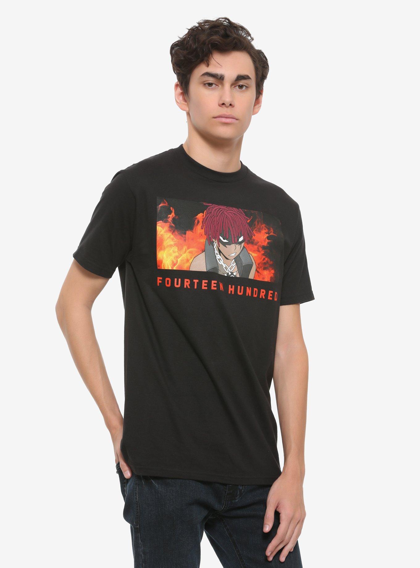 1400 Trippie Redd Anime T-Shirt Hot Topic Exclusive, BLACK, alternate