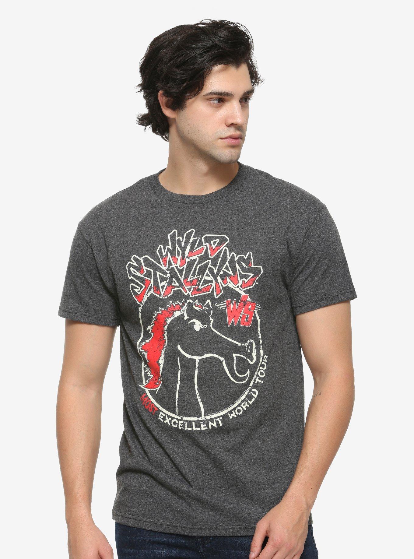 Bill & Ted Wyld Stallyns World Tour T-Shirt, BLACK, alternate