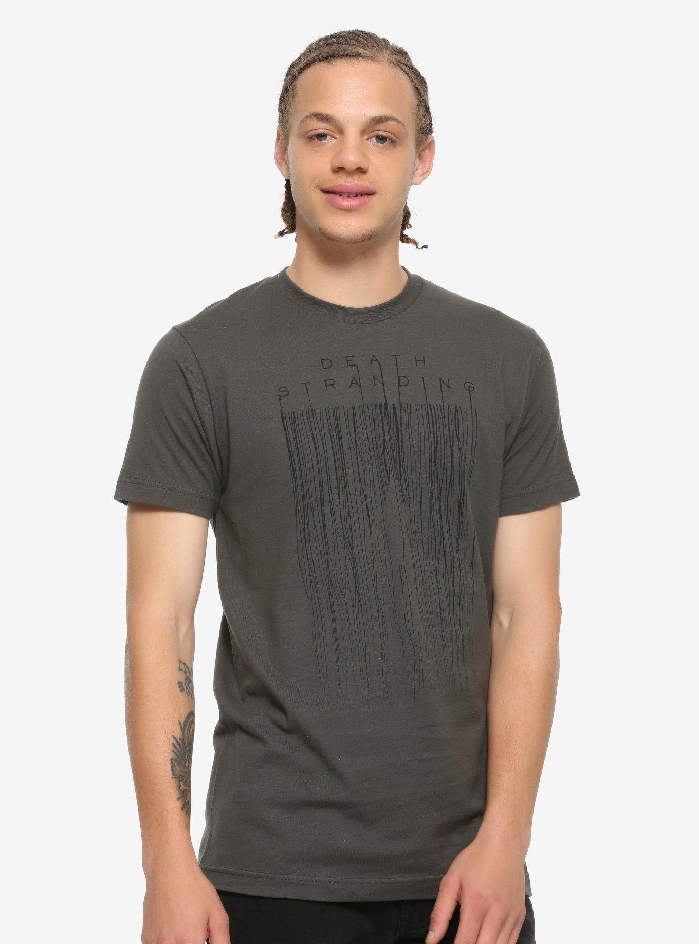 Death Stranding Logo T-Shirt, CHARCOAL, alternate