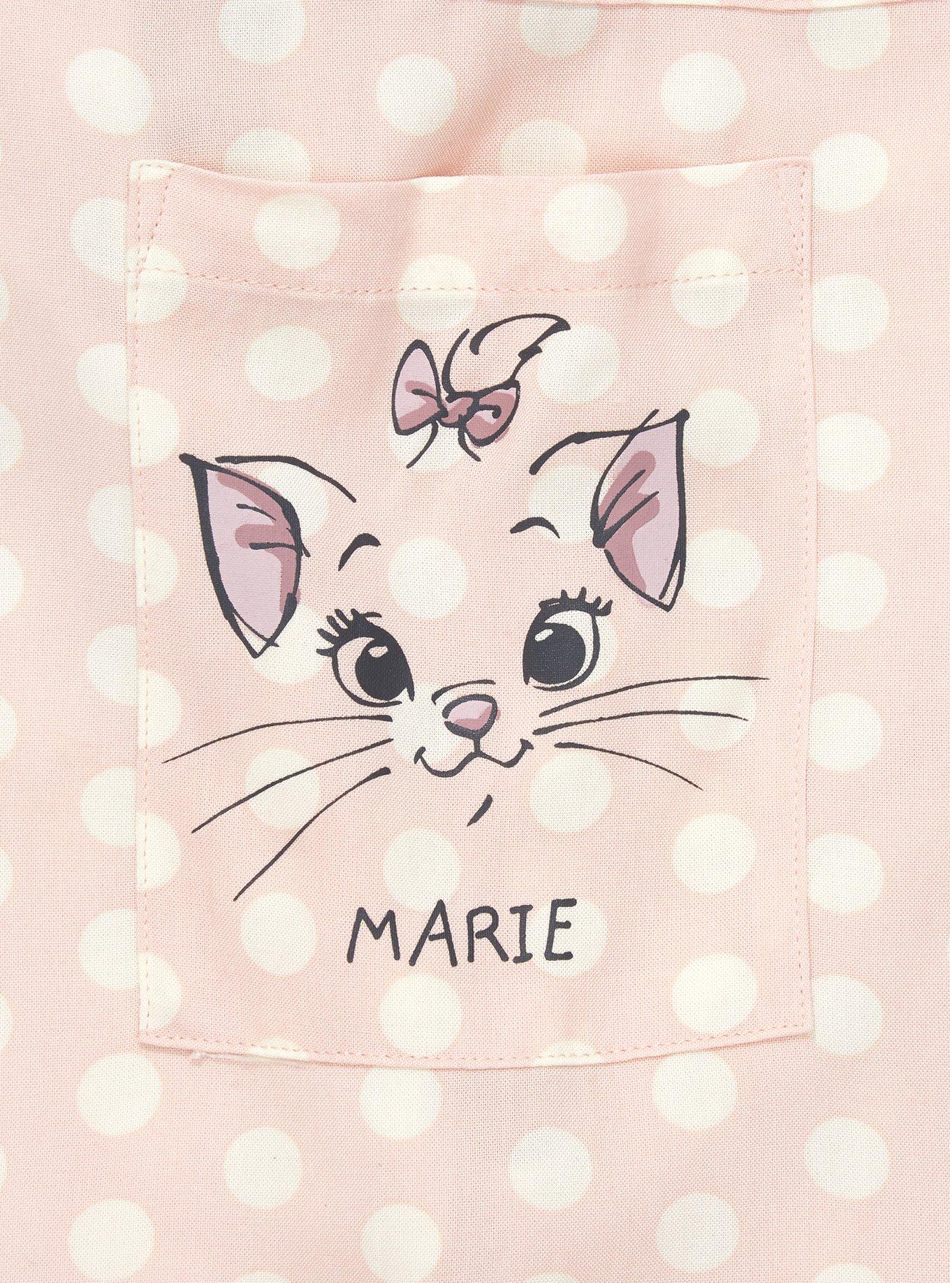 Disney The Aristocats Marie Polka Dot Toddler Overall - BoxLunch Exclusive, WHITE, alternate