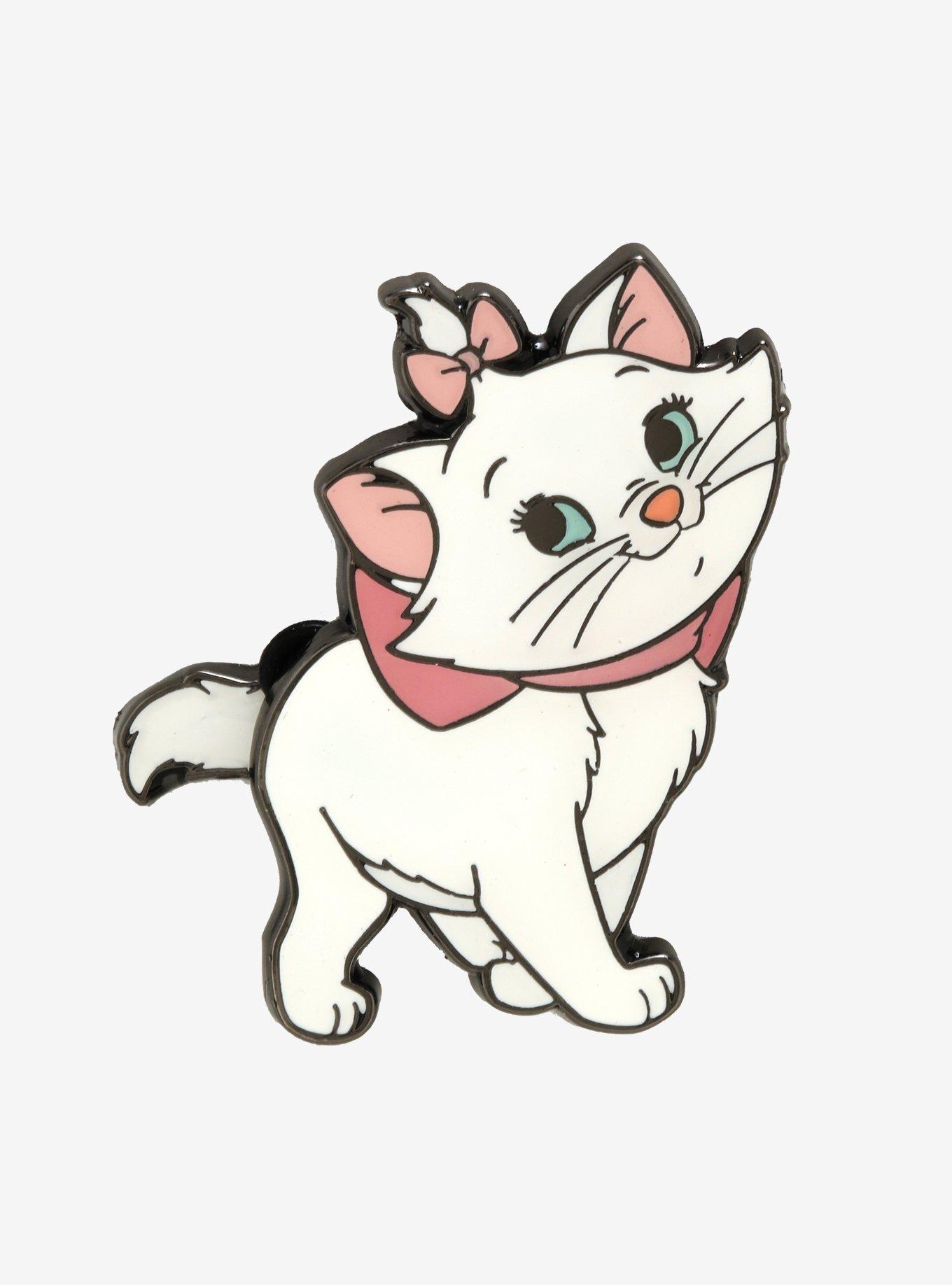 Loungefly Disney The Aristocats Marie Moving Tail Enamel Pin - BoxLunch Exclusive, , alternate