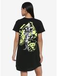 JoJo's Bizarre Adventure Jotaro & Dio T-Shirt Dress, TIE DYE, alternate