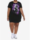 JoJo's Bizarre Adventure Jotaro & Dio T-Shirt Dress Plus Size, TIE DYE, alternate