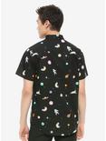 Cats In Space Woven Button-Up Hot Topic Exclusive, , alternate