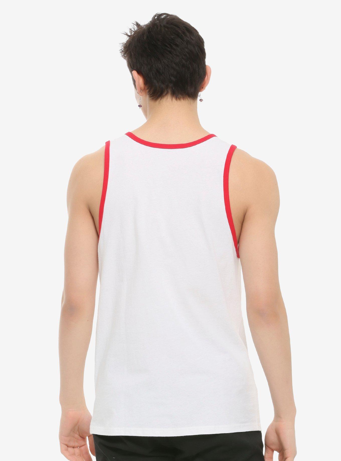 Hell's Gym Tank Top By HBDesign, WHITE, alternate