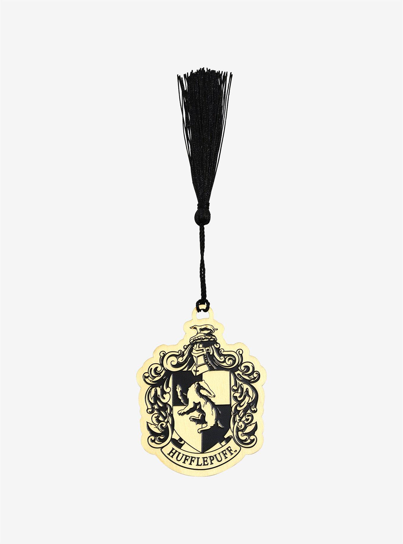 Harry Potter Hufflepuff Tassel Metal Bookmark - BoxLunch Exclusive, , alternate