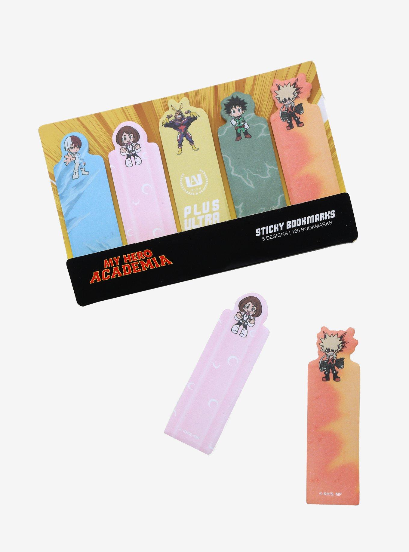My Hero Academia Chibi Characters Sticky Bookmarks - BoxLunch Exclusive, , alternate