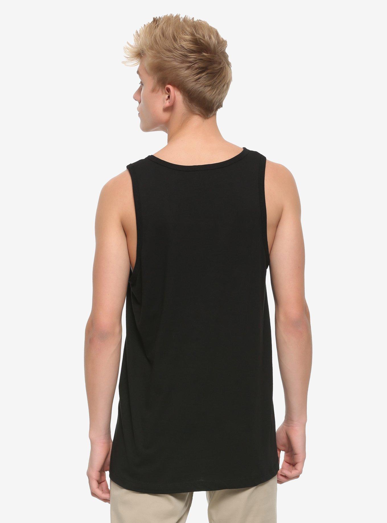 Skull & Spirit Board Tank Top, BLACK, alternate