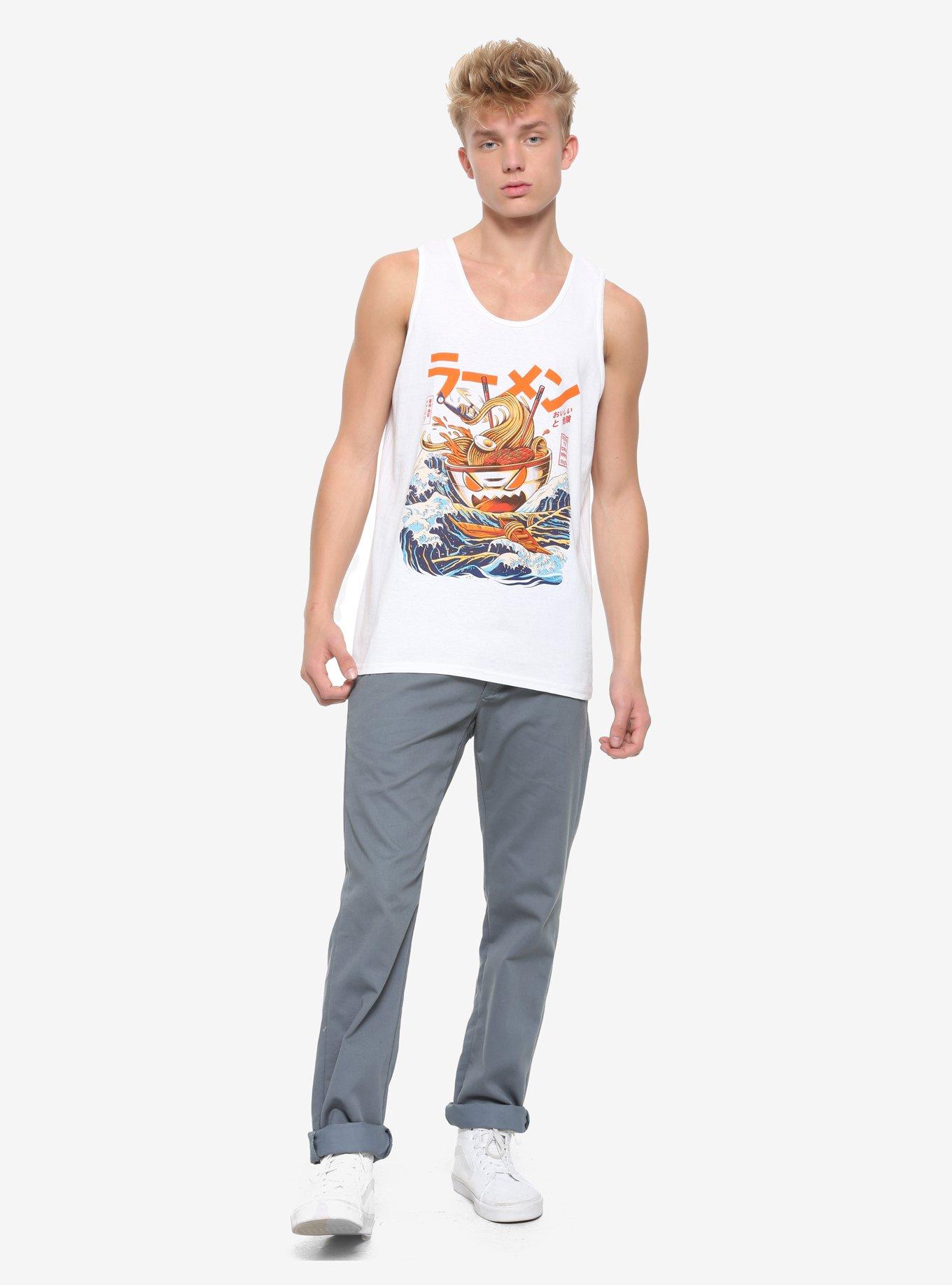 The Great Ramen Tank Top By Ilustrata, SAND, alternate